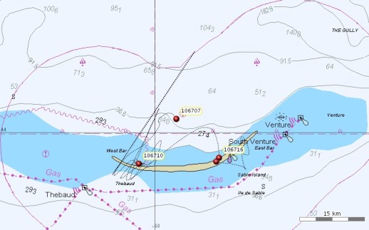 Grey seal movement, Sable Island